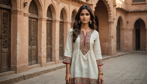 Tunique indienne en voile de coton : confort et élégance à la clé